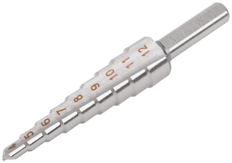  Сверло по металлу ступенчатое 4-12мм 9 ступеней HSS КУРС 36401 фото в каталоге от BTSprom.by