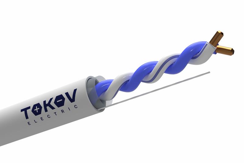 кабель витая пара u/utp 1х2х24awg кат.5e pvc indoor 305м (м) tokov electric tke-c06-u12-5e-305-pvc от BTSprom.by