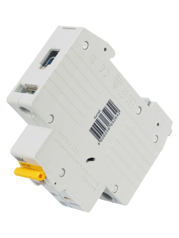  Выключатель автоматический модульный 1п B 6А 6кА ВА47-60M KARAT IEK MVA31-1-006-B фото в каталоге от BTSprom.by