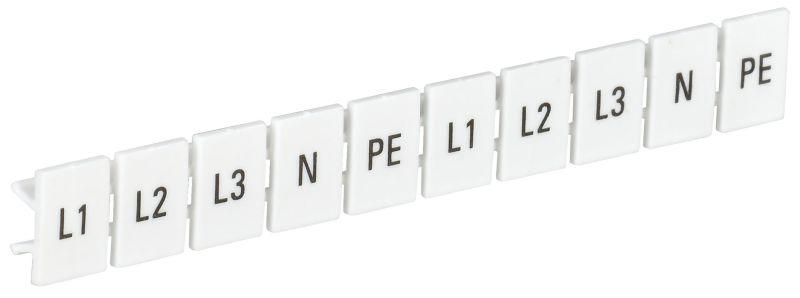маркеры для кпи-6кв.мм с символами "l1; l2; l3; n; pe" iek yzn11m-006-k00-a от BTSprom.by