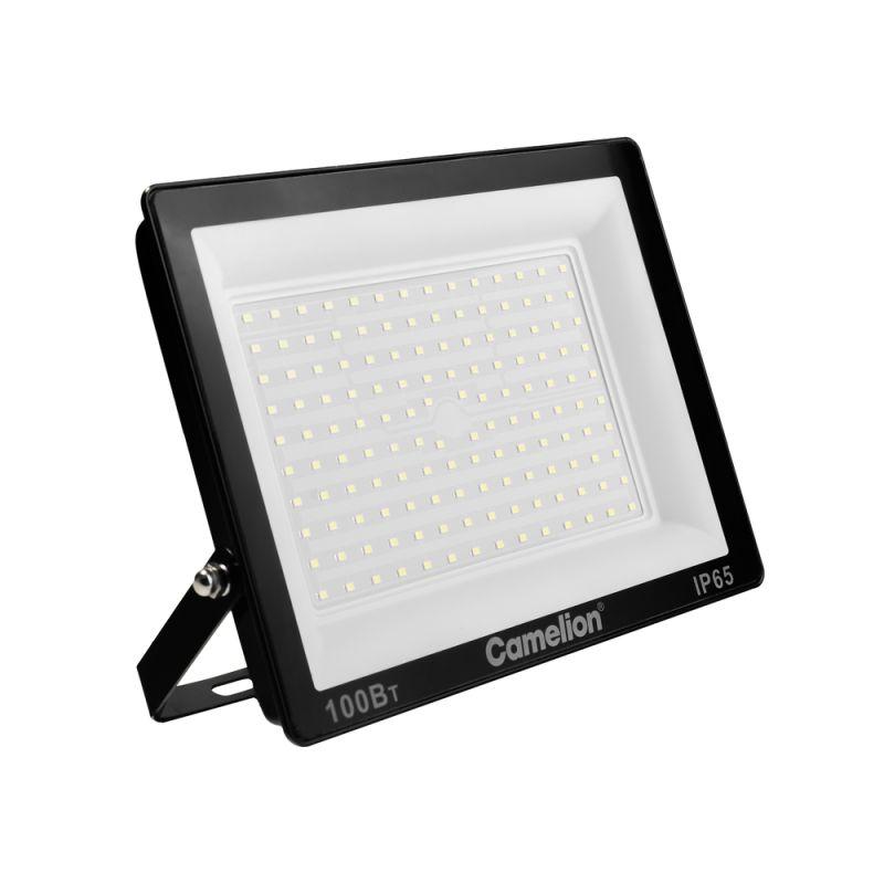 прожектор lfl-10004 c02 (led smd 100вт 10000лм 230в 6500к 245х233.5х31) черн. camelion 16333 от BTSprom.by