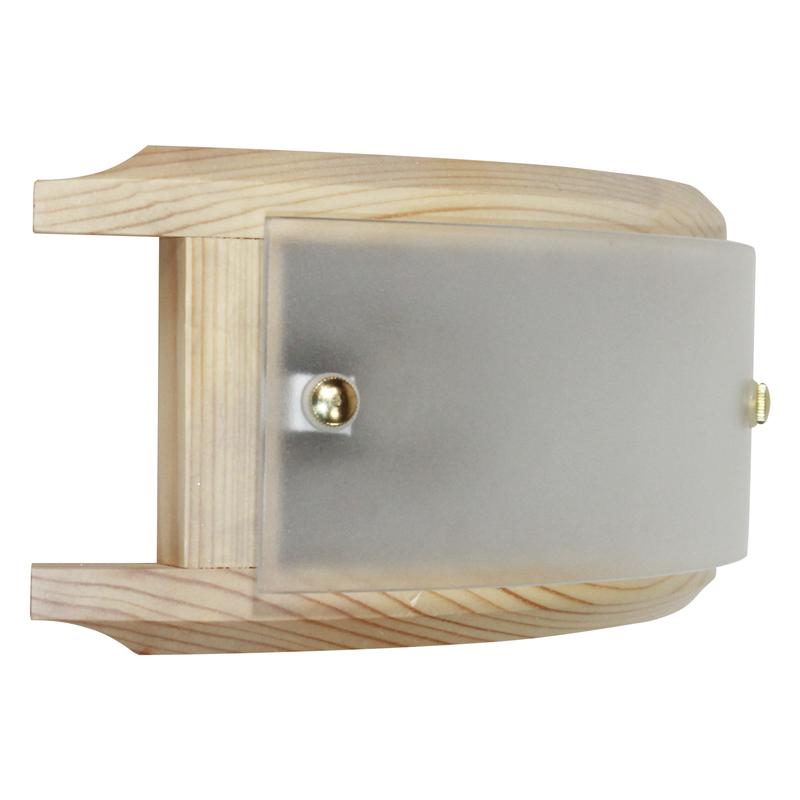  Светильник НББ 06-40 М39 "Полесье" 260х110 1х40Вт E27 IP20 матов. бел./корпус сосна/держатель винт зол. (инд. упак.) Элетех 1005205878 фото в каталоге от BTSprom.by