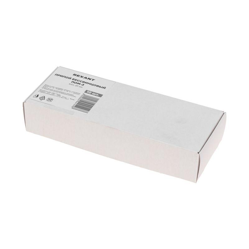  Припой ПОМ-3 100г d1мм (олово 97% медь 3%) бессвинцовый ГОСТ 21931-76 катушка Rexant 09-3501 фото в каталоге от BTSprom.by