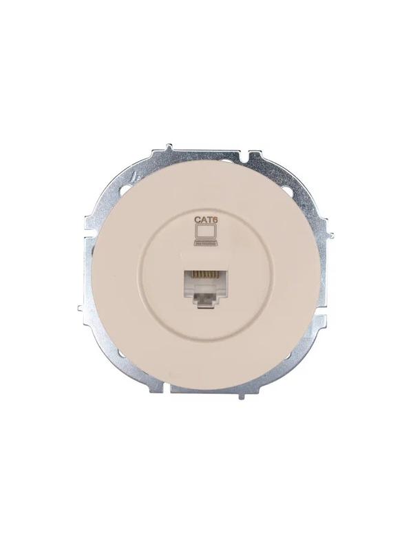 розетка компьютерная сп osen rj45 кат.6 механизм сл. кость lezard 743-9088-140 от BTSprom.by