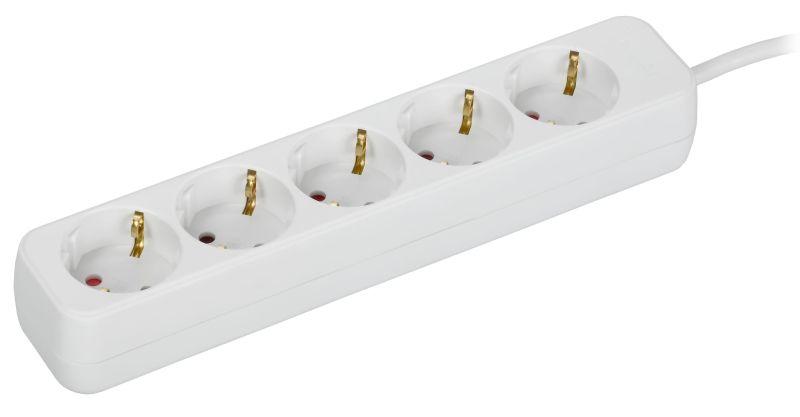 удлинитель 5х3м 10а у05 пвс 3х1 бел. uma iek um-yp10-10-05-03-z-k01 от BTSprom.by