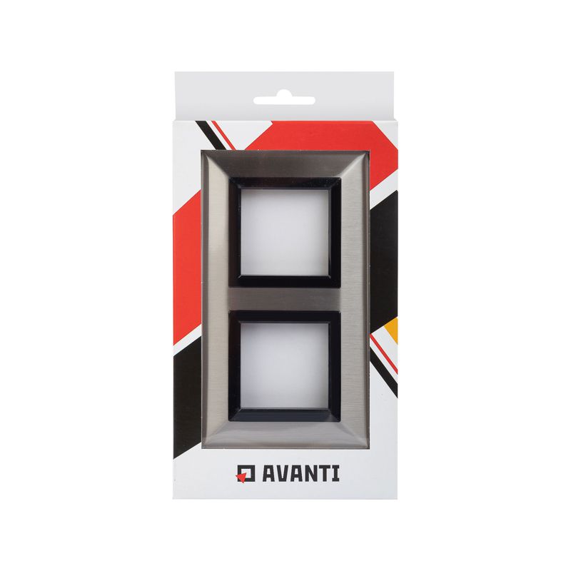  Рамка 2-м 4мод. Avanti метал. никелир. DKC 4409854 фото в каталоге от BTSprom.by