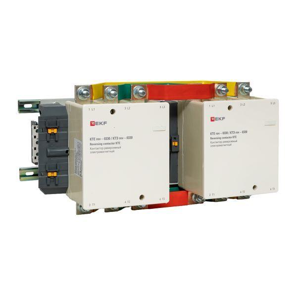 контактор реверсивный ктэ 330а кат. 230в ac 2но ekf ctr-b-r-330 от BTSprom.by
