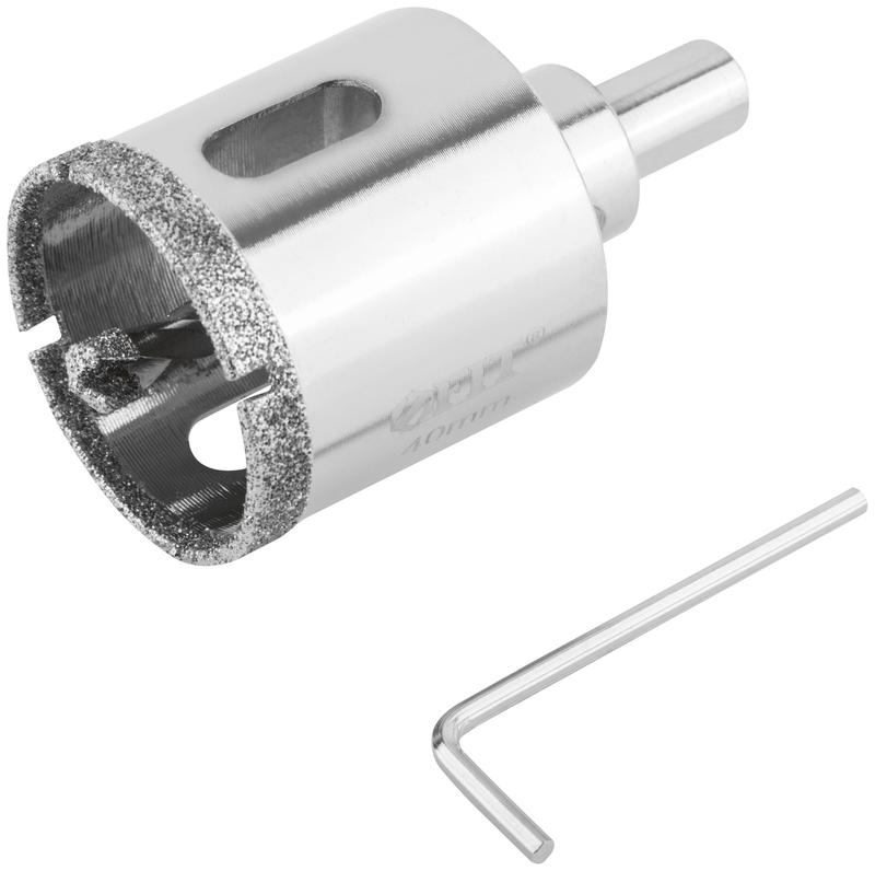  Коронка кольцевая алмазная по керамограниту камню и кафелю 40х70мм с центровочным сверлом FIT 16218 фото в каталоге от BTSprom.by