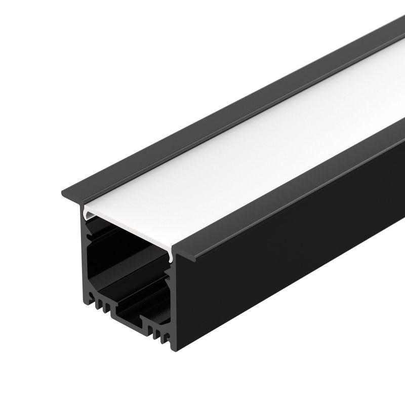 профиль sl-linia49m-f-2000 black l2000 алюм. arlight 036513 от BTSprom.by