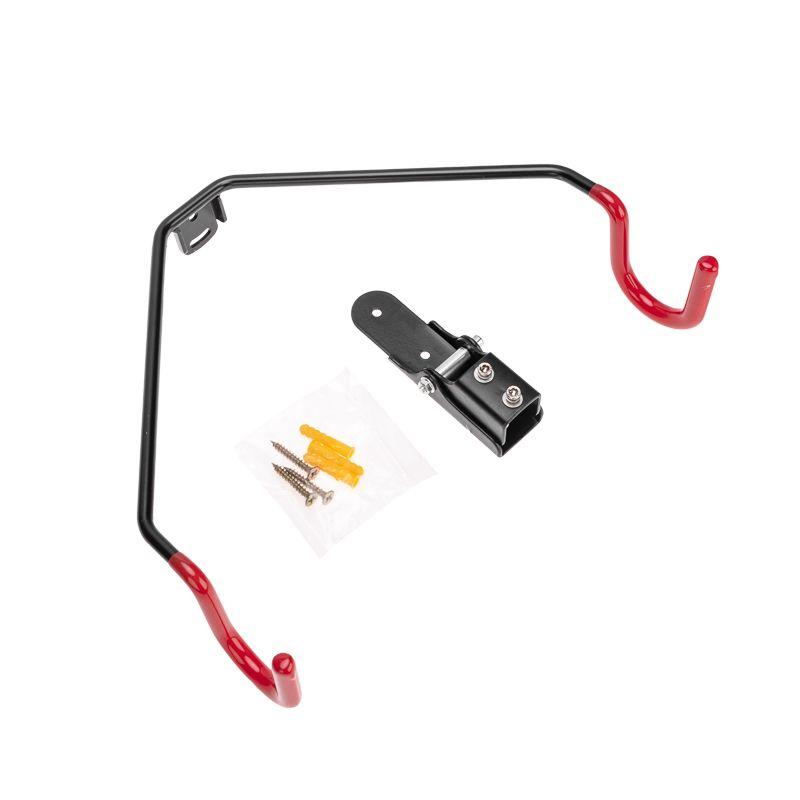  Кронштейн для велосипеда В-4 настенный складной с поворотом по горизонтали до 30град. ПВХ-покрытие на крючке крепление за раму Rexant 38-0604 фото в каталоге от BTSprom.by