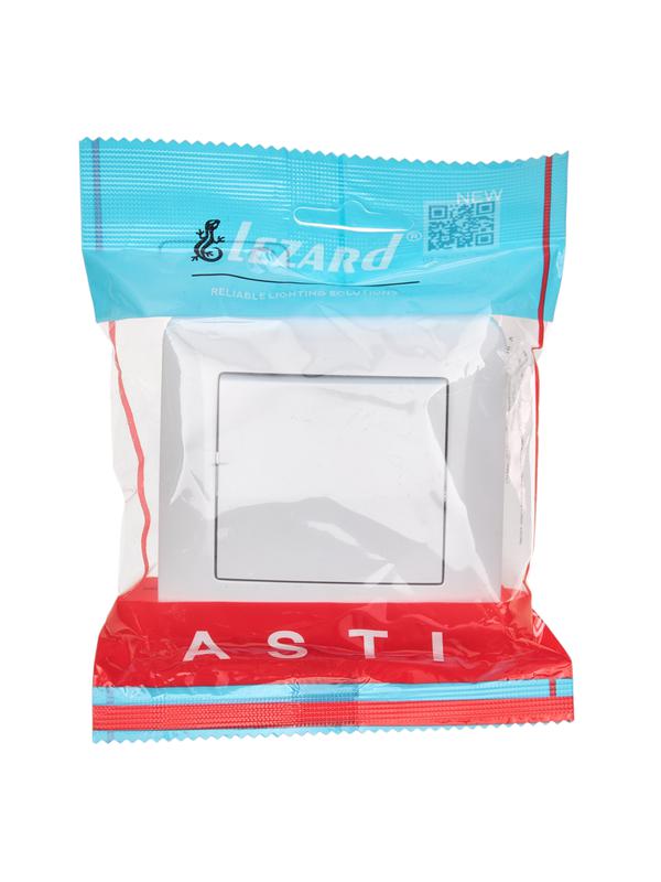  Выключатель 1-кл. 1п СП ASTI 10А IP20 в сборе бел. LEZARD 7081-0202-100 фото в каталоге от BTSprom.by