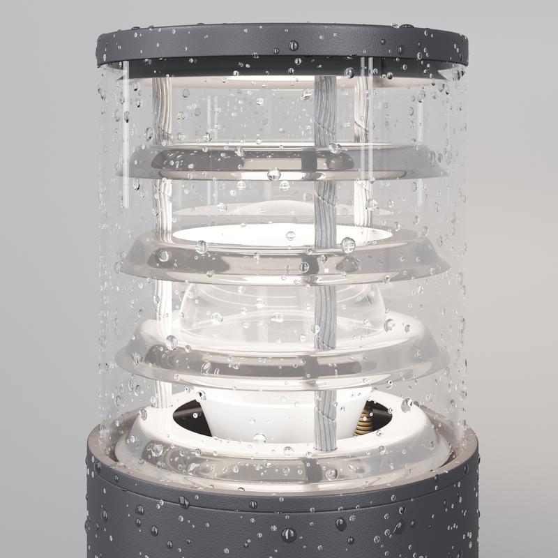  Светильник Bronx 1х60Вт E27 IP54 ландшафтный Maytoni O576FL-01GR фото в каталоге от BTSprom.by