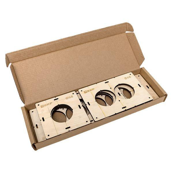  Комплект шаблонов для подрозетников d68мм Expert EKF sh-d68-k фото в каталоге от BTSprom.by