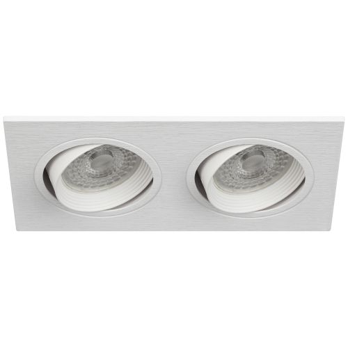  Светильник встраиваемый декоративный KL92-2 WH MR16/GU5.3 бел. пластик. Эра Б0054375 фото в каталоге от BTSprom.by