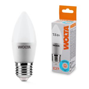 лампа светодиодная 7.5вт 6500к e27 wolta 25wc7.5e27 от BTSprom.by