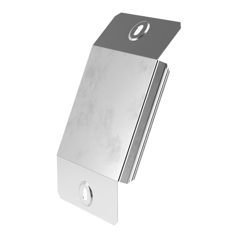 Крышка для угла вертикального внешнего 90град. осн. 100 Стандарт INOX (AISI 304) Промрукав PR16.3010 от BTSprom.by