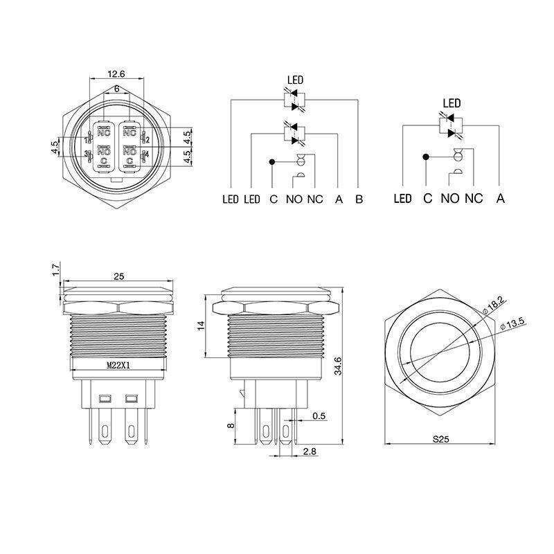 Кнопка антивандальная d22 250В без фикс. (5с) OFF-(ON)/ON-(OFF) подсветка зел. Rexant 36-3533 фото в каталоге от BTSprom.by  Кнопка антивандальная d22 250В без фикс. (5с) OFF-(ON)/ON-(OFF) подсветка зел. Rexant 36-3533 фото в каталоге от BTSprom.by