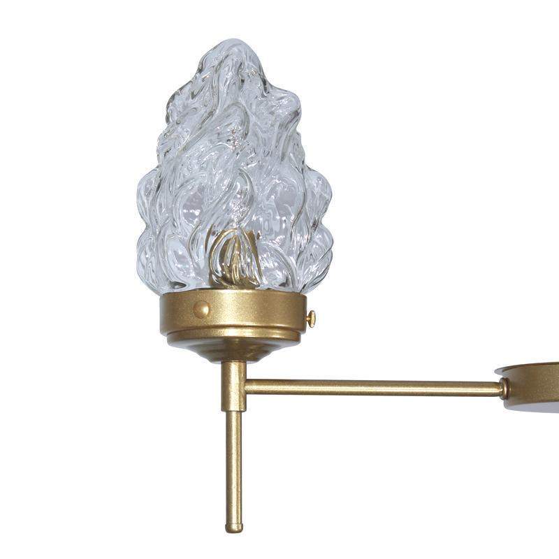  Светильник "Фламенко" 131 НПБ 01-3х40-101 Е14 [ИМ] подвесной зол. Элетех 1005405318 фото в каталоге от BTSprom.by