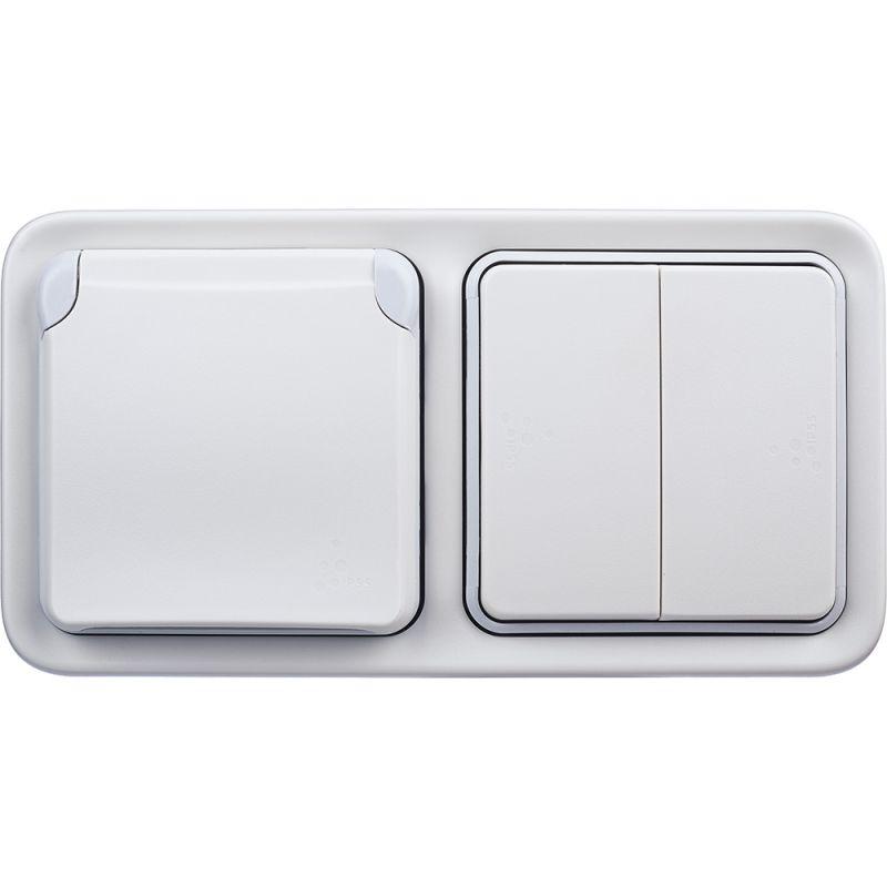  Коробка установочная ОП 2-м Plexo горизонт. бел. Leg 069690 фото в каталоге от BTSprom.by