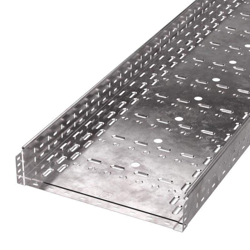 Лоток листовой перфорированный 500х100 L3000 сталь 1мм Стандарт Промрукав PR16.0019 от BTSprom.by