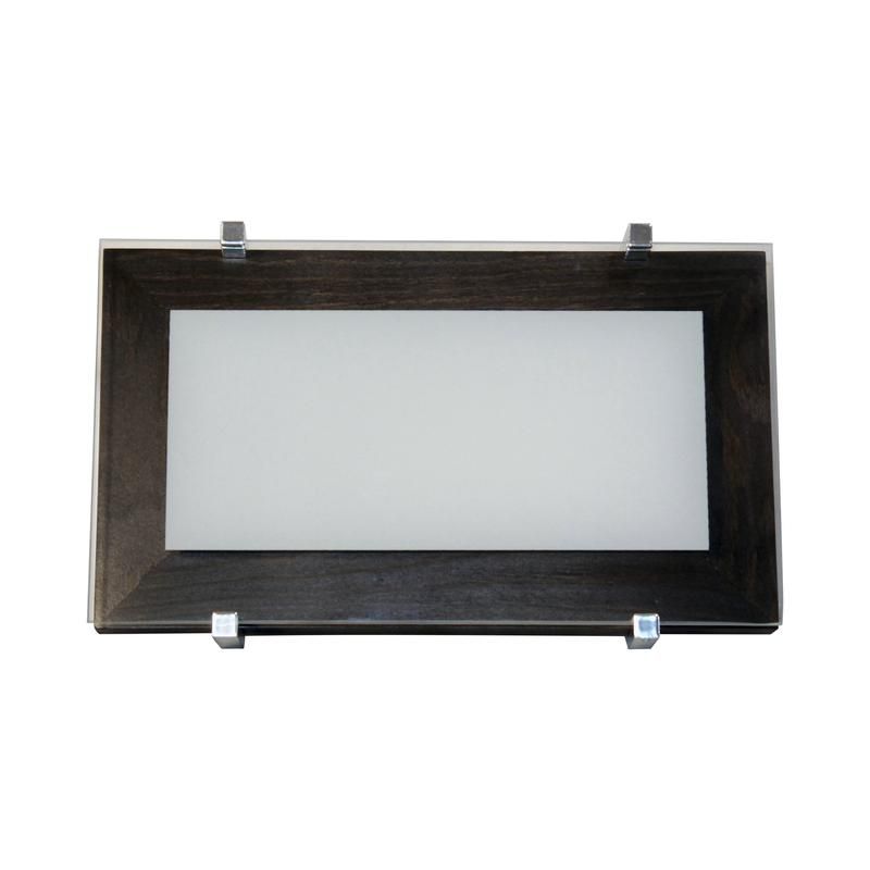 светильник нбб 06-40 "полесье" 280х160м40 бел./корпус венге /держатель хром (инд. упак.) элетех 1005205883 от BTSprom.by