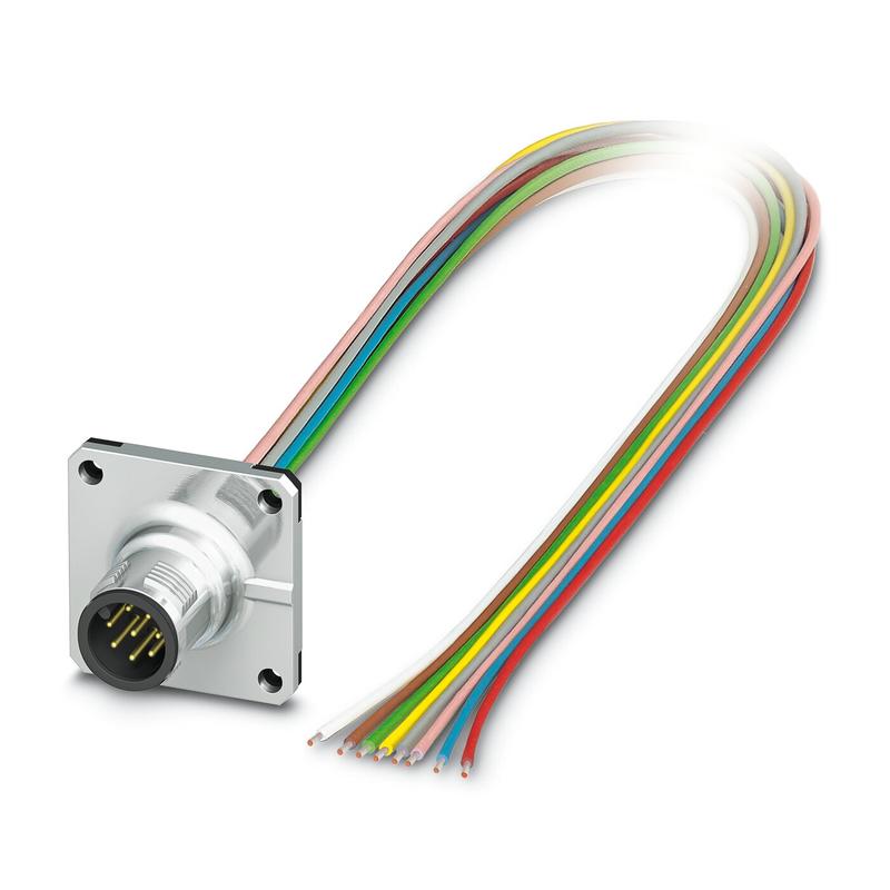 разъем встраиваемый sacc-sq-m12ms-8con-25f/0.5 phoenix contact 1441561 от BTSprom.by