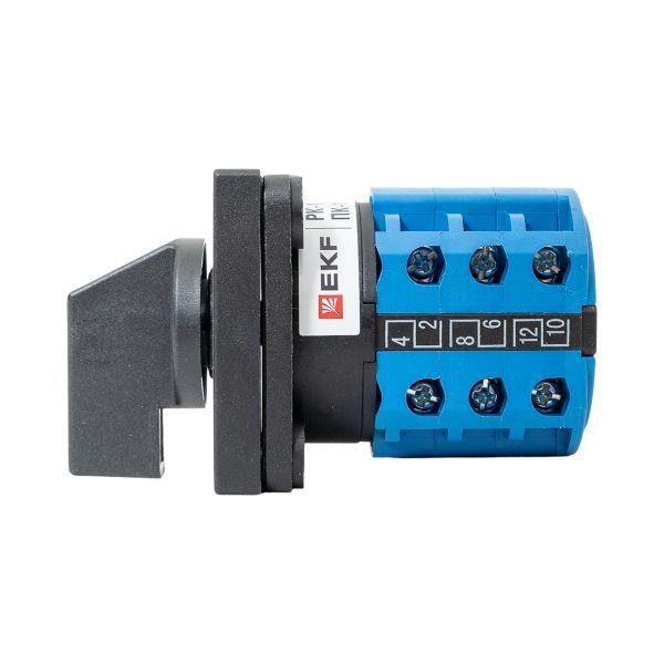  Переключатель кулачковый ПК-1-43 3П 10А "1-0-2" EKF pk-1-43-10 фото в каталоге от BTSprom.by