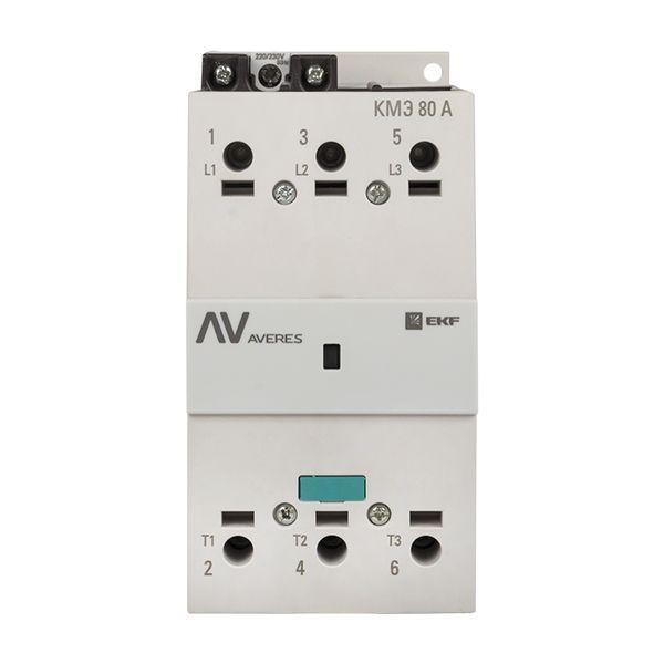  Контактор КМЭ 80А кат. 400В AC AVERES EKF ctr-s-80-00-400-av фото в каталоге от BTSprom.by