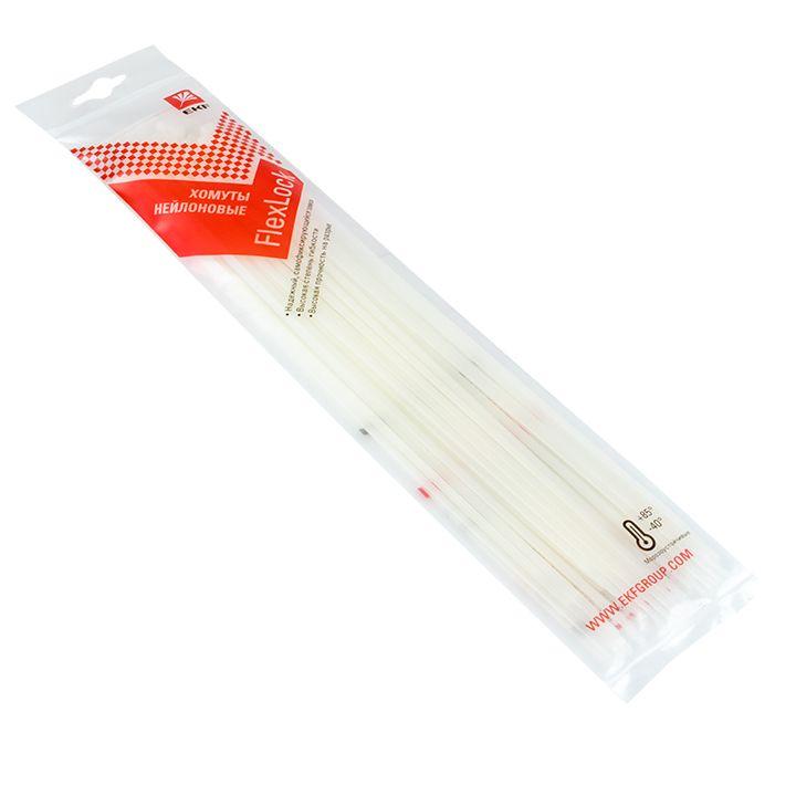 хомут p6.6 3.6х300 flexlock стандартный бел. (уп.100шт) proxima ekf plc-fl-ctsw-3.6x300 от BTSprom.by