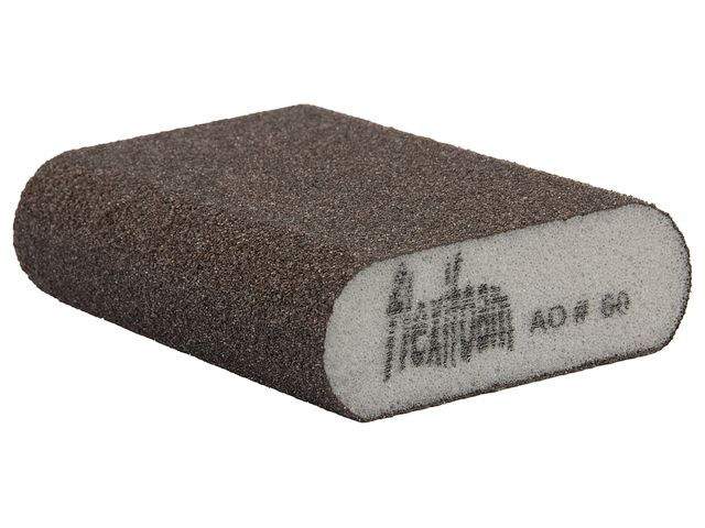 губка абразивная 98х69х26мм р60 round block flexifoam (закругленная) от BTSprom.by