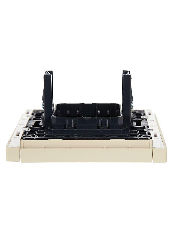  Заглушка с суппортом FORTE&PIANO FP441 ваниль IEK FP-PL10-K10 фото в каталоге от BTSprom.by