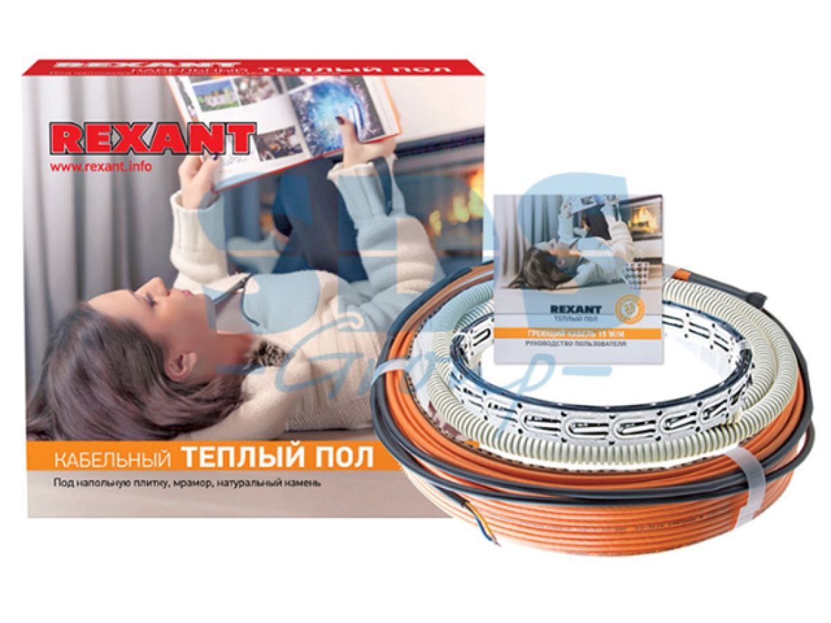 теплый пол rnd -40-600 ( 3,7-5,0м2, 600вт, 40м, двужильн, s обогрев) rexant (теплый пол rnd -40-600 (600вт/40м/ s обогрева, м2: 3,7-5,0) (двух жильный) rexant) 51-0515-3 от BTSprom.by