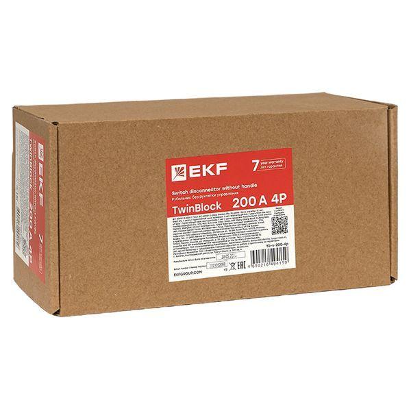  Рубильник 4п 200А без рукоятки управления TwinBlock EKF tb-s-200-4p фото в каталоге от BTSprom.by