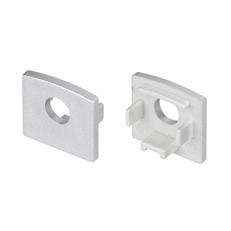 заглушка line-1716 с отверстием пластик (уп.2шт) arlight 046078 от BTSprom.by