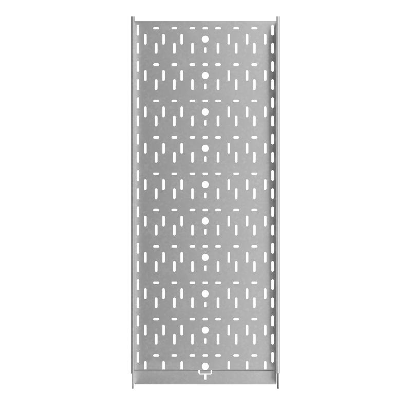 Лоток листовой перфорированный 400х80 L3000 сталь 1.2мм "БЫСТРЫЙ МОНТАЖ ПЛЮС" LPplus80-400-1.2-3000 HD гор. оцинк. КМ PL1221 фото в каталоге от BTSprom.by