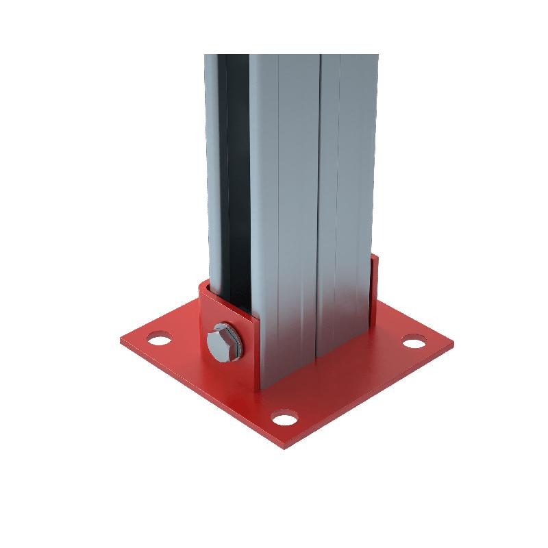 Основание одноканальное для двойн. страт-профиля 41х82 сталь 4мм OSN41-82 HD КМ LO14748 фото в каталоге от BTSprom.by