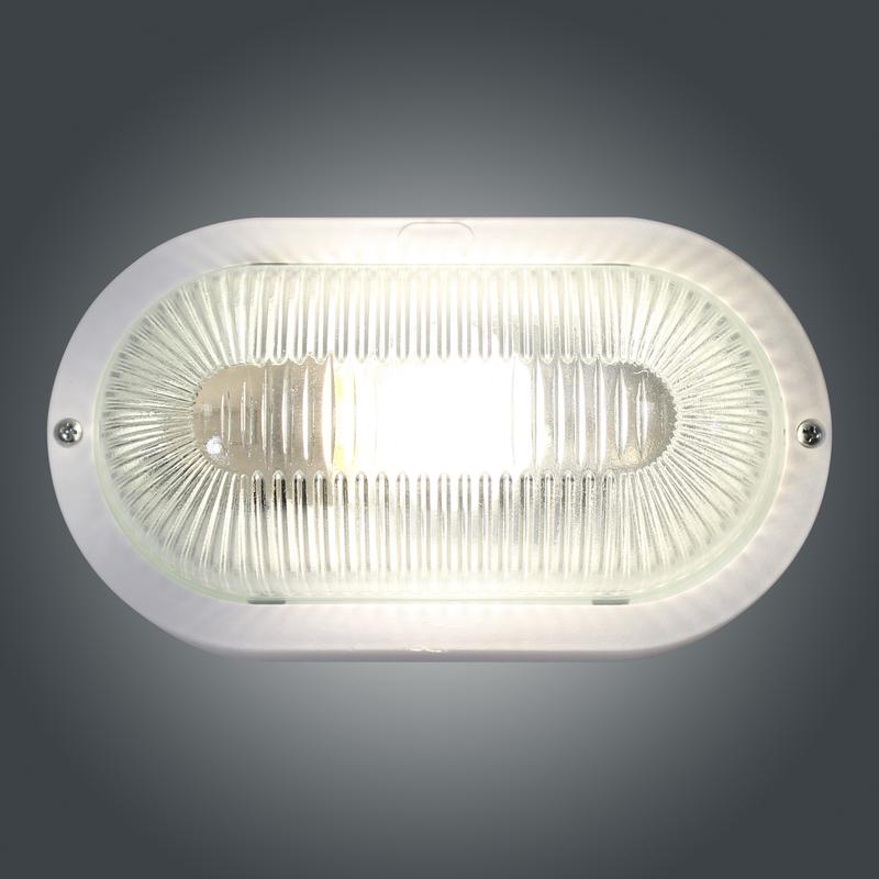  Светильник НБО 23-60-005 "Фарпласт" овал 1х60Вт E27 IP44 корпус бел. Элетех 1005500599 фото в каталоге от BTSprom.by