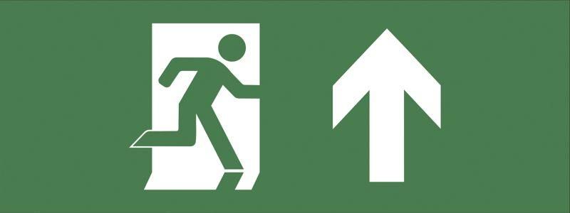этикетка самоклеящаяся 200х60мм "фигура/стрелка вверх" dpa/dba info-dba-004 эра б0048456 от BTSprom.by