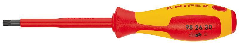 отвертка torx tx30 vde 1000 l-210мм диэлектрическая knipex kn-982630 от BTSprom.by