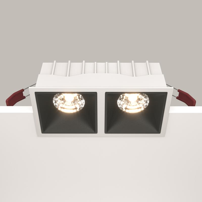  Светильник Alfa LED 2х15Вт 3000К 36град. Dim Triac встраив. Maytoni DL043-02-15W3K-D-SQ-WB фото в каталоге от BTSprom.by