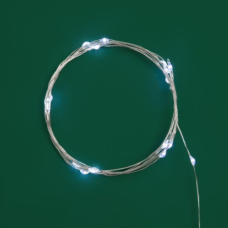  Гирлянда светодиодная "Роса" 2м 20LED бел. 2Вт 4.5В IP20 провод прозр. Neon-Night 303-005 фото в каталоге от BTSprom.by