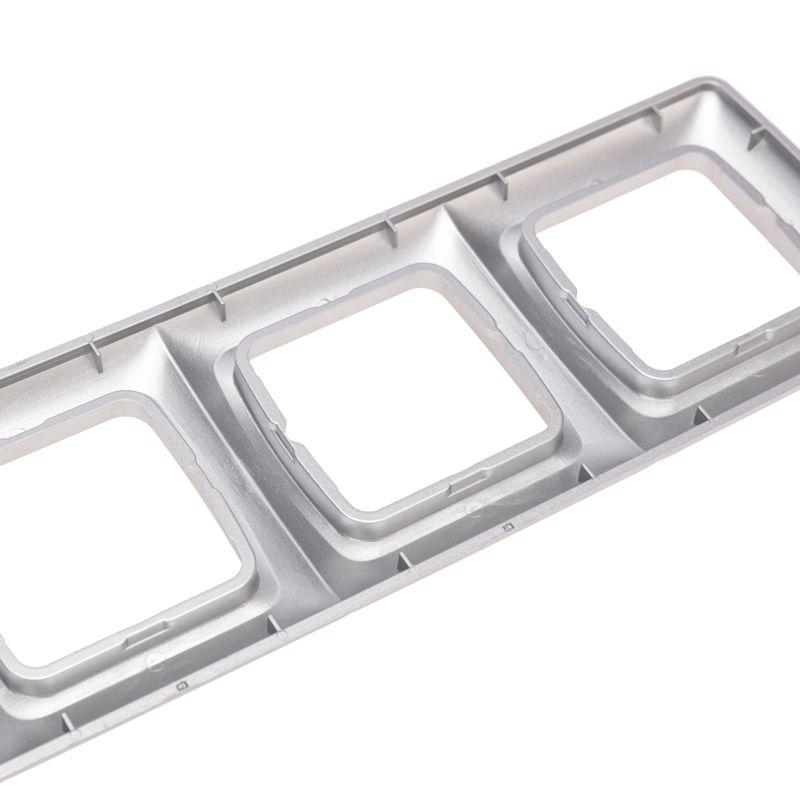  Рамка 4-м DEA горизонт. серебр. метал. Kranz KR-78-0288 фото в каталоге от BTSprom.by