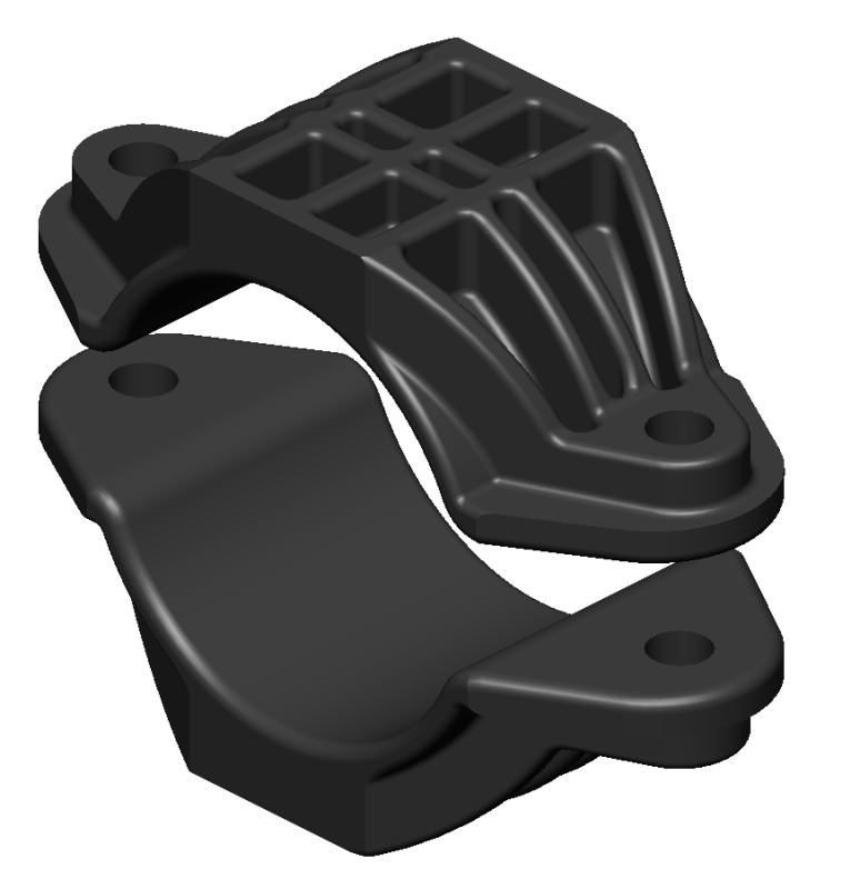 крепление одиночное кабельное d65-90мм ekf scc6590 от BTSprom.by