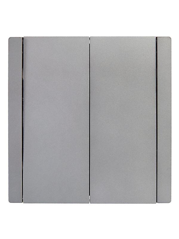  Выключатель 2-кл. СП FORTE&PIANO 10А FP505 сталь IEK FP-V20-0-10-1-K46 фото в каталоге от BTSprom.by