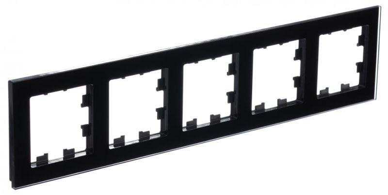 рамка 5-м atlasdesign nature органич. стекло черн. se atn321005 от BTSprom.by