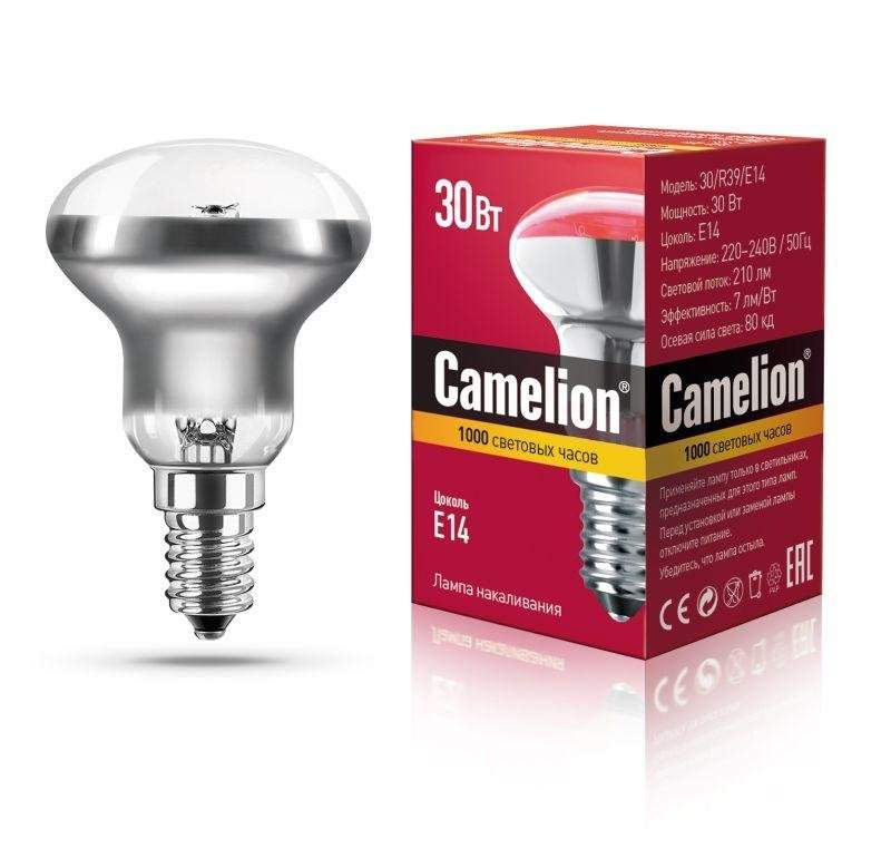 лампа накаливания mic r39 30вт e14 camelion 8976 от BTSprom.by