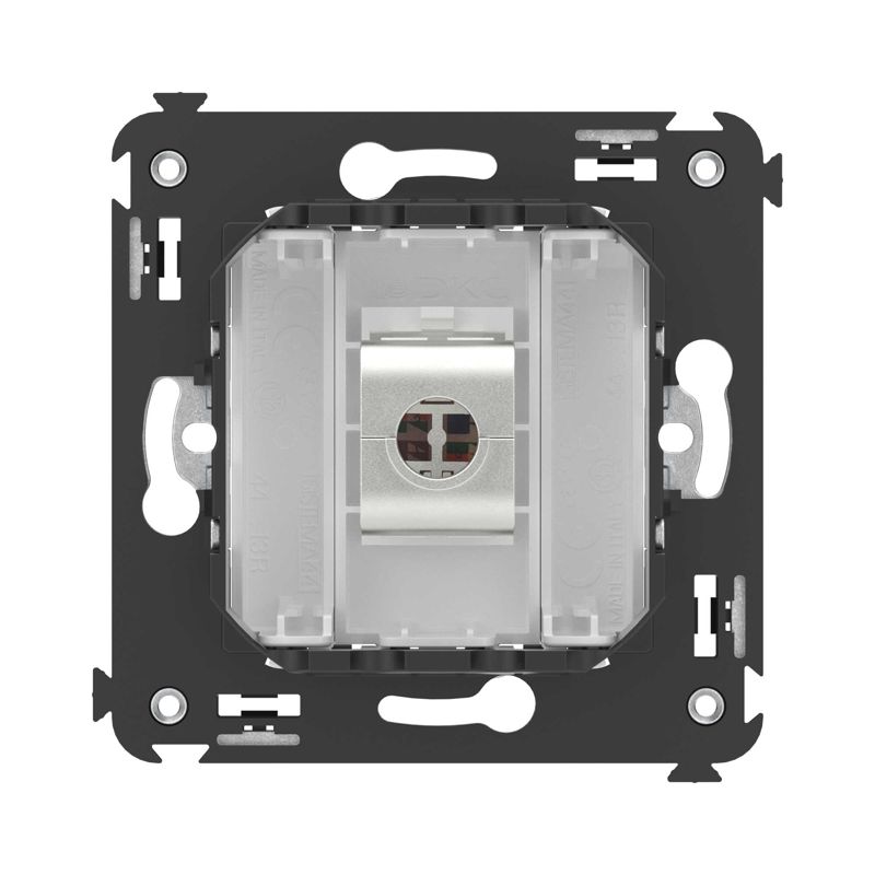  Розетка компьютерная 1-м СП Avanti "Белое облако" RJ45 кат.5E без шторок экранир. механизм DKC 4400763 фото в каталоге от BTSprom.by