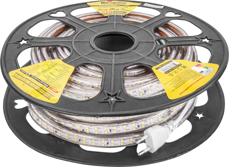 лента светодиодная 61 646 nls-2835сw180-10-ip67-220v r20 (уп.20м) navigator 61646 от BTSprom.by