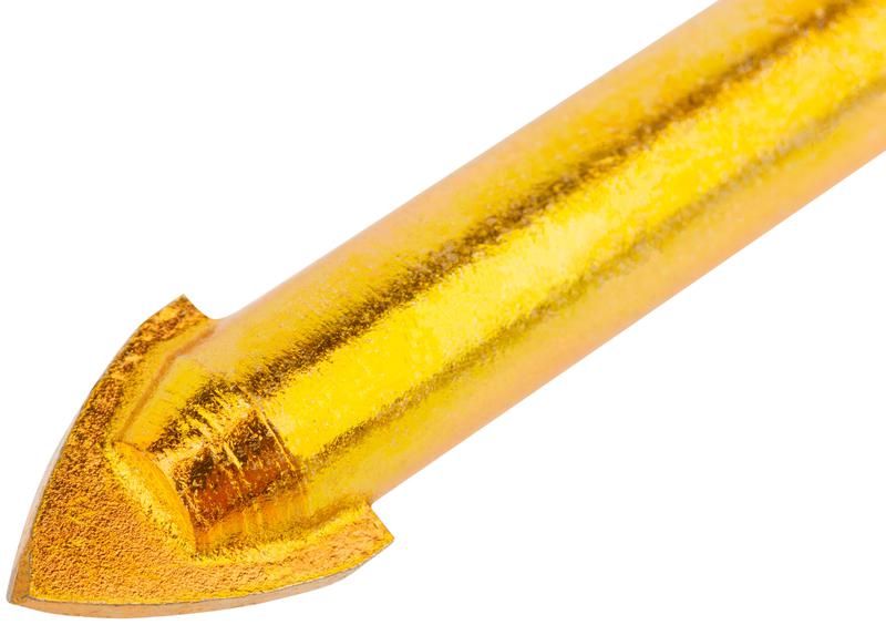  Сверло универсальное по кафелю стеклу керамограниту бетону кирпичу 12х85мм трехгранный хвостовик КУРС 35177 фото в каталоге от BTSprom.by