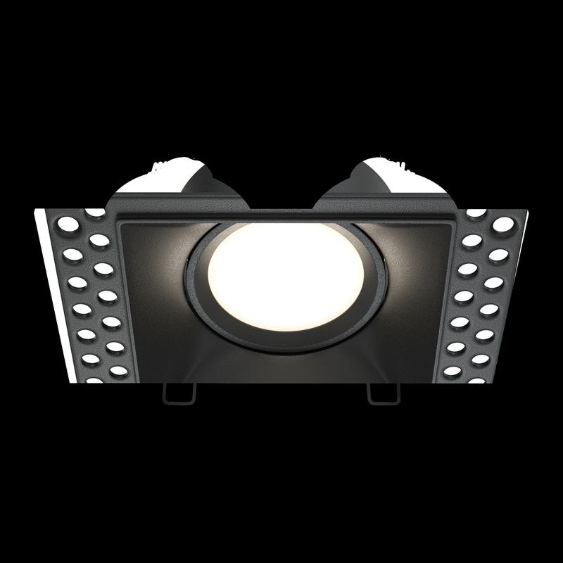  Светильник Dot 10Вт GU10 встраив. Maytoni DL042-01-SQ-B фото в каталоге от BTSprom.by